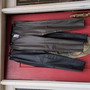 2 Pair H&M Faux Leather Pants (Pair)